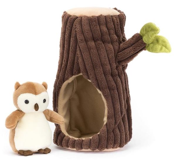 Jellycat Peluche Chouette dans un arbre Forest