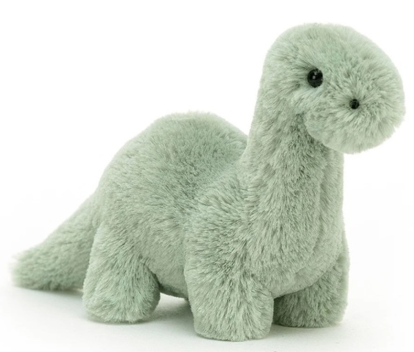 Jellycat Peluche Mini Brontosaurus Fossilly - 8 cm