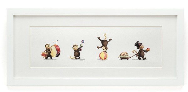 Jellycat Cadre Décoratif Singe Bashful