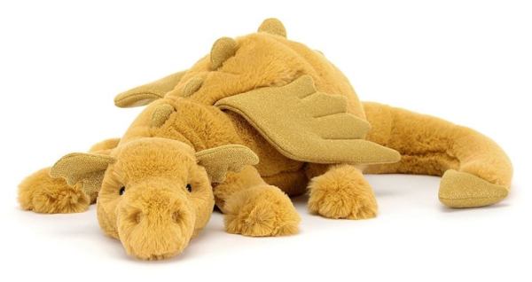Jellycat Peluche Dragon Golden Large - 50 cm