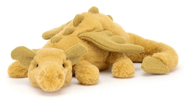 Jellycat Peluche Dragon Golden Little - 26 cm