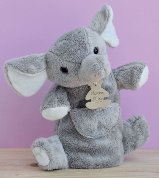 Histoire d Ours Marionnette Elephant