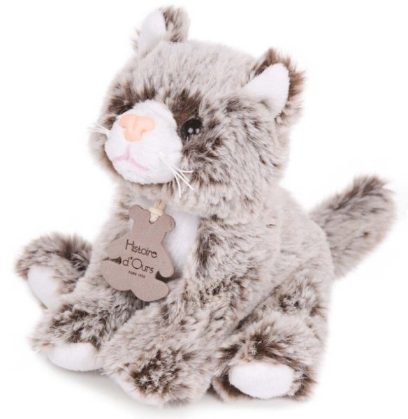 Histoire d Ours Peluche Chat Zanimoos - 15 cm