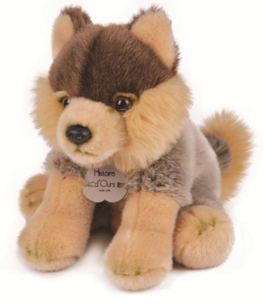 Histoire d Ours Peluche Louveteau Les Authentiques - 20 cm