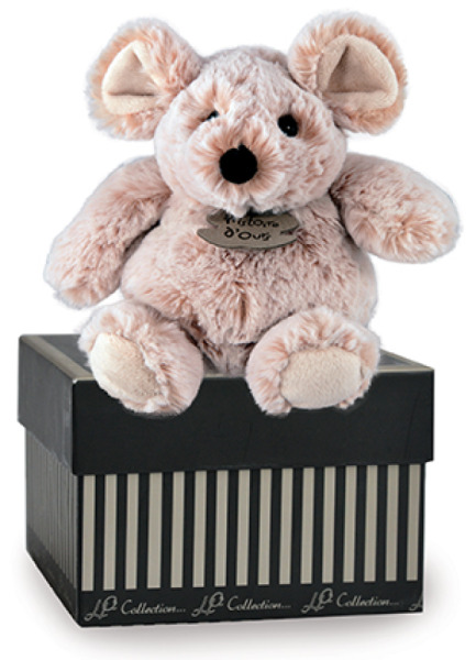 Histoire d Ours Peluche Souris Boule Zanimoos - 24 cm
