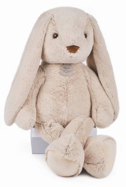 Histoire d Ours Peluche Lapin Beige les Copains Câlins - 70 cm