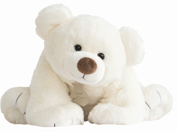 Histoire d Ours Peluche Gros Ours Ecru - 65 cm