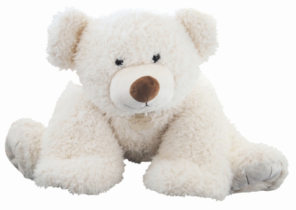 Histoire d Ours Peluche Pat Ours Blanc 90 cm