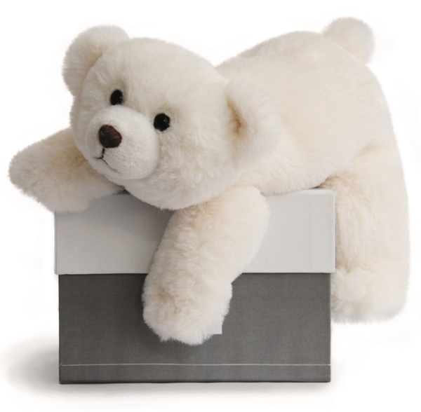 Histoire d Ours Peluche Ours Polaire Snow - 30 cm