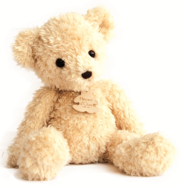 Histoire d Ours Peluche Ours Pantin Chiné Écru - 35 cm