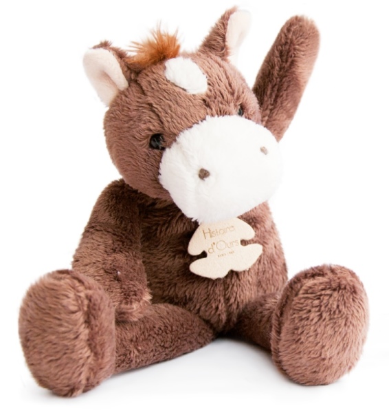 Histoire d Ours Peluche Pantin Cheval Yoopy Prairie - 26 cm