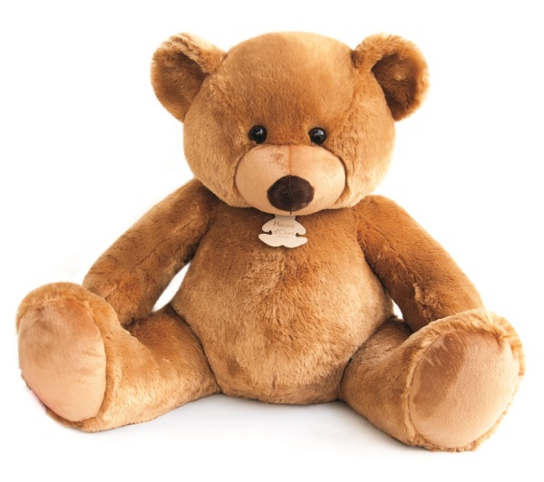Histoire d Ours Peluche Bel'Ours Miel XXL - 130 cm