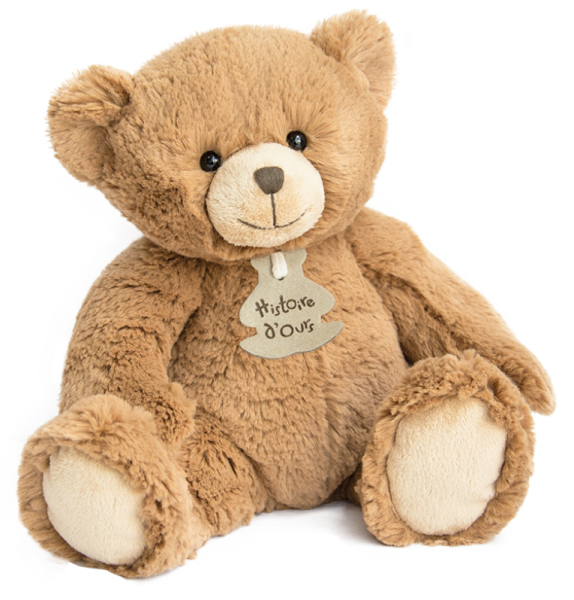 Histoire d Ours Peluche Ours Coup de Cœur Marron - 32 cm