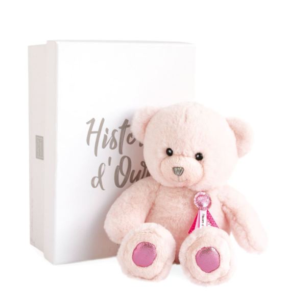 Histoire d Ours Peluche Ours Charms Rose Sorbet 24 cm