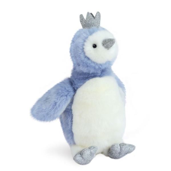 Histoire d Ours Peluche Pigloo Bleu 30 cm