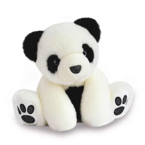 Histoire d Ours Peluche Panda Blanc 17 cm