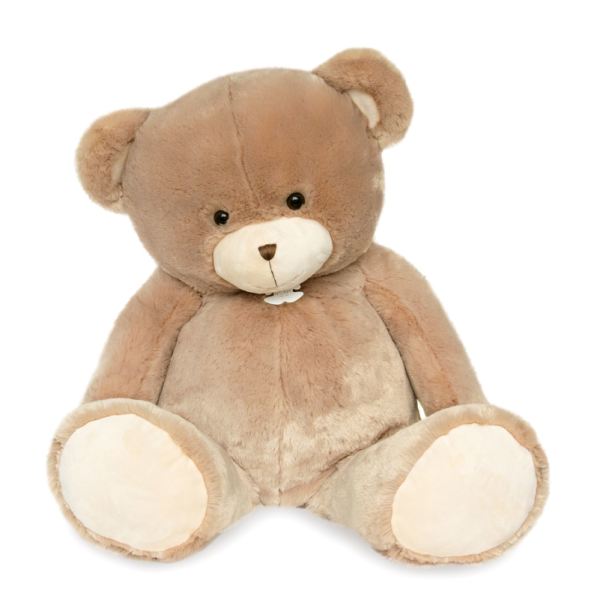 Histoire d Ours Peluche Ours Bellydou Champagne 90 cm
