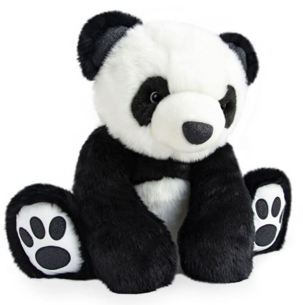Histoire d Ours Peluche Panda Noir So Chic - 50 cm