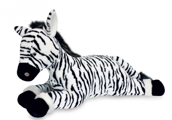 Histoire d Ours Peluche Zèbre Zéphir Terre Sauvage - 50 cm