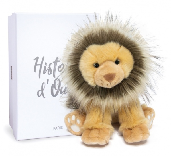 Histoire d Ours Peluche Lion Kenya Terre Sauvage - 25 cm