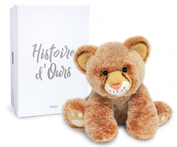 Histoire d Ours Peluche Bébé Lion Terre Sauvage - 18 cm