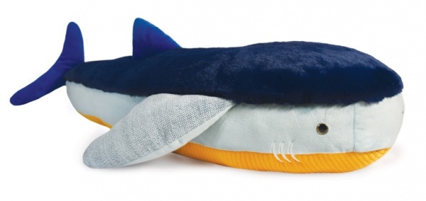 Histoire d Ours Peluche Grand Requin Bleu Trésors Marins - 80 cm
