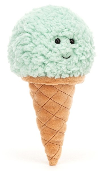 Jellycat Peluche Cornet de Glace Menthe