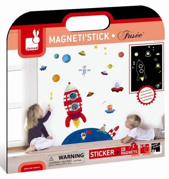 Janod Magneti-Stick Fusée Phosphorescente