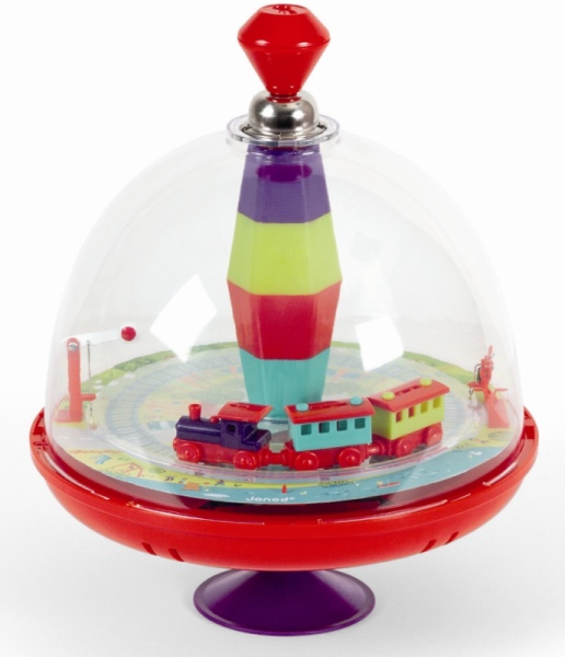 Janod Toupie Musicale Train