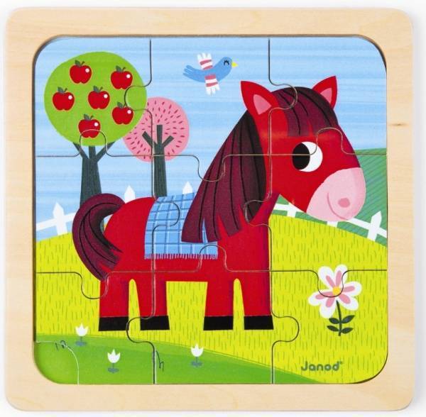 Janod Puzzle Cheval Tornado