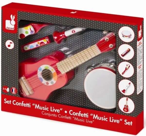 Janod Set Musical Confetti Music Live