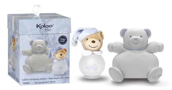 Kaloo Coffret Veilleuse Ourson et Parfum 100 ml Blue