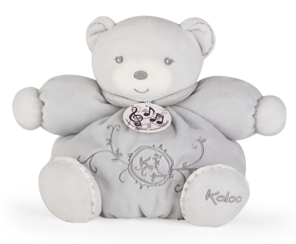 Kaloo Peluche Musicale Patapouf Ours Gris Perle