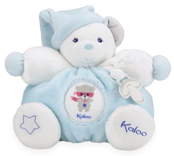 Kaloo Peluche Patapouf Ourson Aqua Médium Imagine