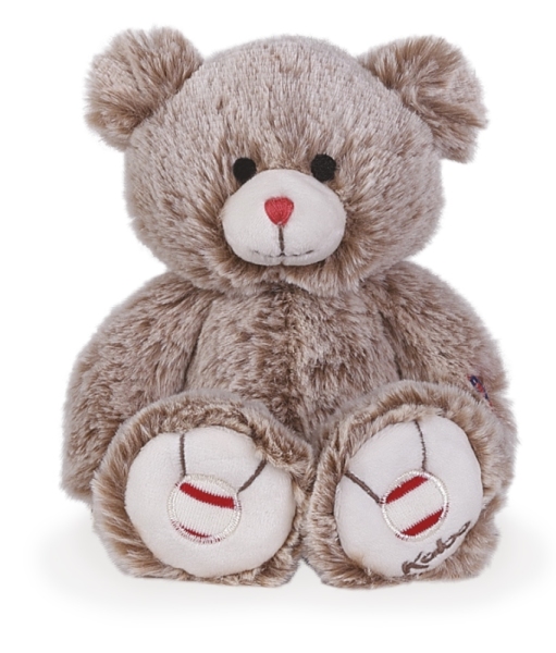 Kaloo Peluche Petit Ours Sable - Rouge