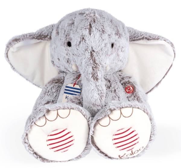 Kaloo Peluche Eléphant Noa XL - Rouge