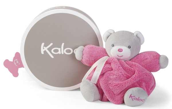 Kaloo Peluche Ours Patapouf Framboise Small - 20 cm