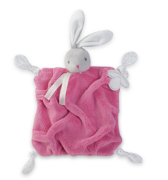Kaloo Doudou Lapin Framboise Plume - 20 cm