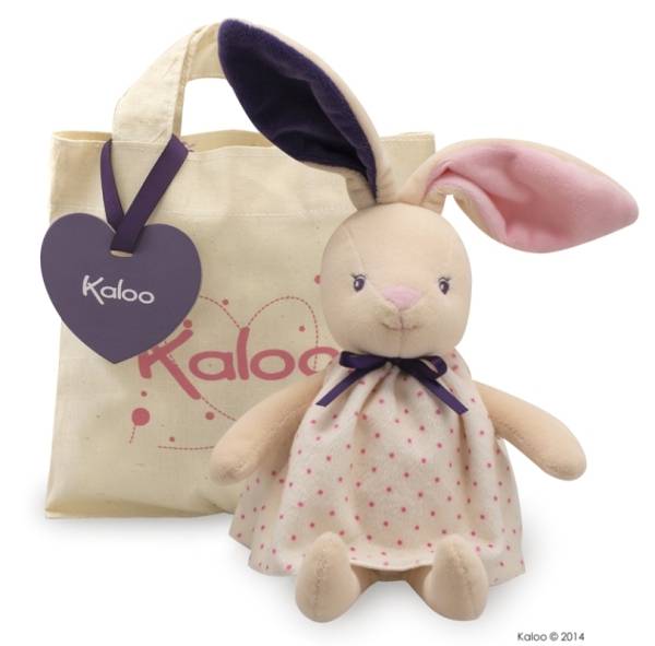 Kaloo Doudou Poupée Lapin Petite Rose - 26 cm