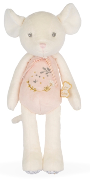 Kaloo Peluche Pantin Souris Rose Perle