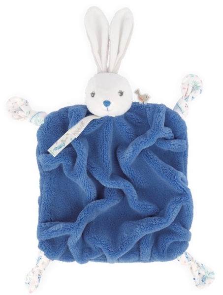 Kaloo Doudou Lapinou Bleu Ocean Plume 20 cm