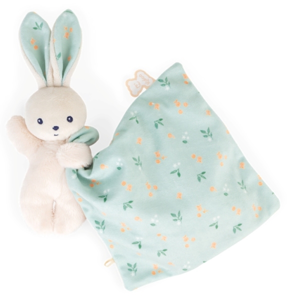 Kaloo Doudou Lapin Bouquet Agrume Carré Douceur