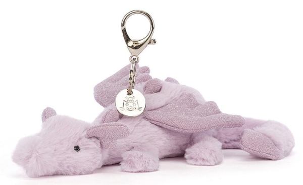 Jellycat Porte Clé Dragon Lavande