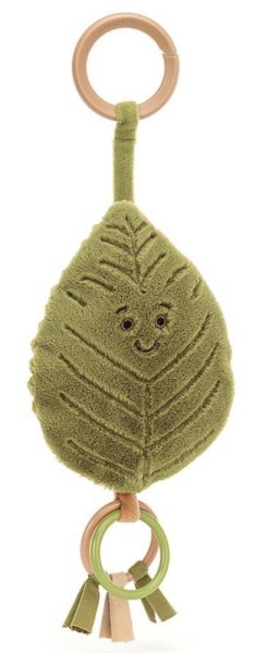 Jellycat Peluche Hochet Feuille de Hêtre Woodland