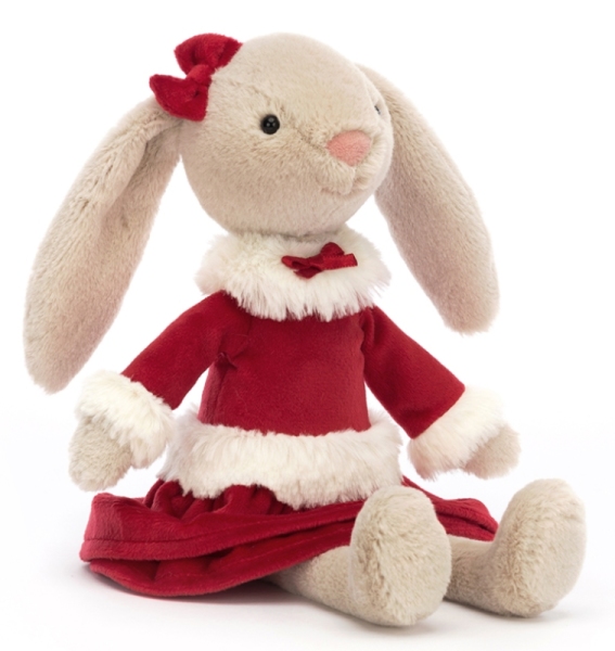 Jellycat Peluche Lapin Lottie Festive - 27 cm