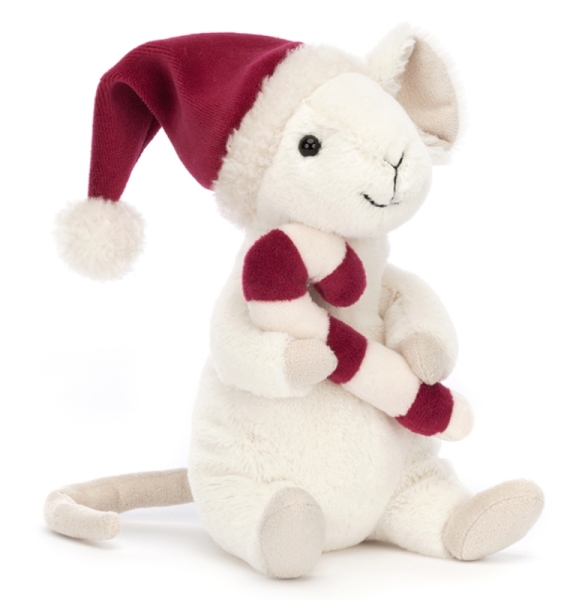 Jellycat Peluche Souris avec Bonbon Canne