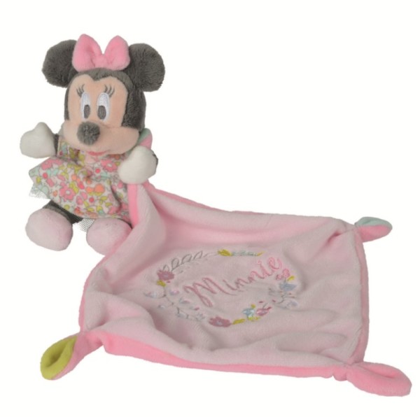 Disney Baby Doudou Minnie Fleurs
