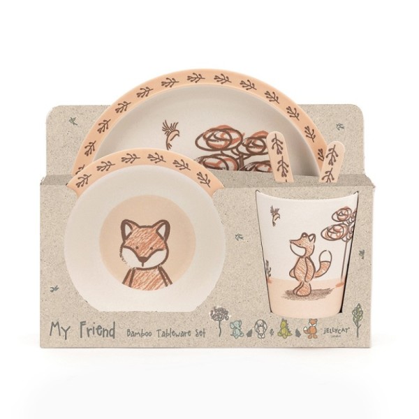 Jellycat Coffret Repas Renard Bambou