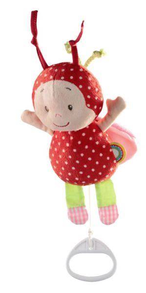 Minimi Peluche Musicale Coccinelle Lou - 26 cm