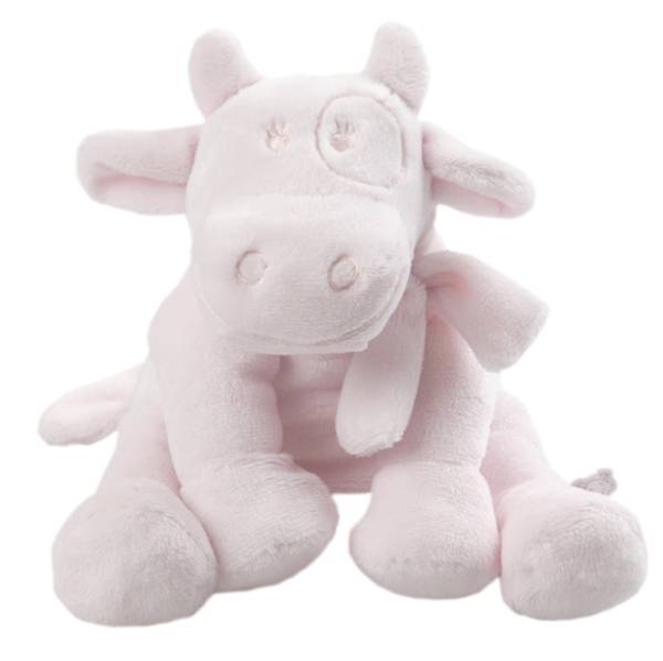 Noukies Peluche Vache Lola Rose Mix and Match - 40 cm